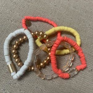 Set of Six Stretchy Bracelets